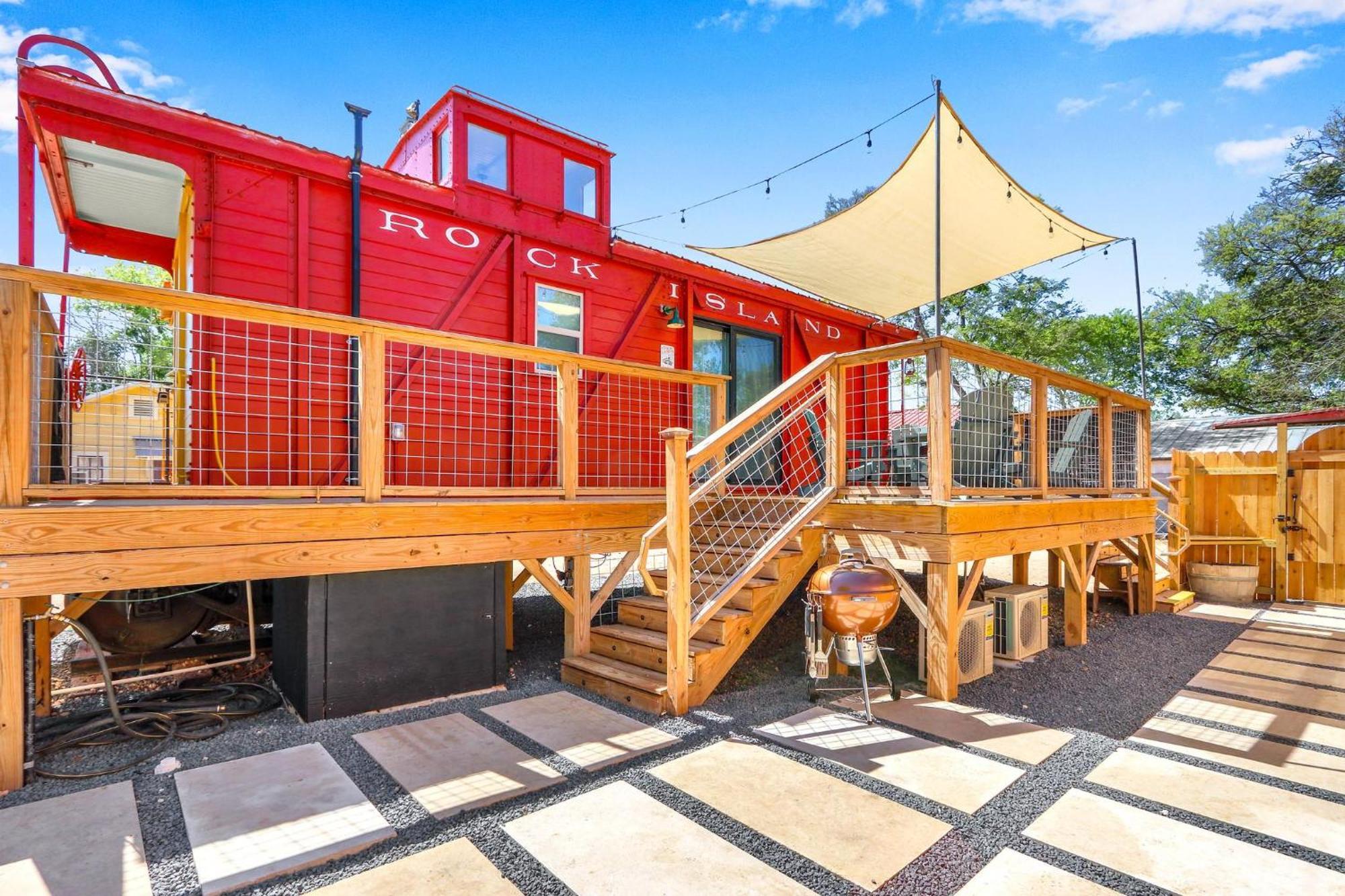 Caboose On The Square Villa Wimberley Exterior photo