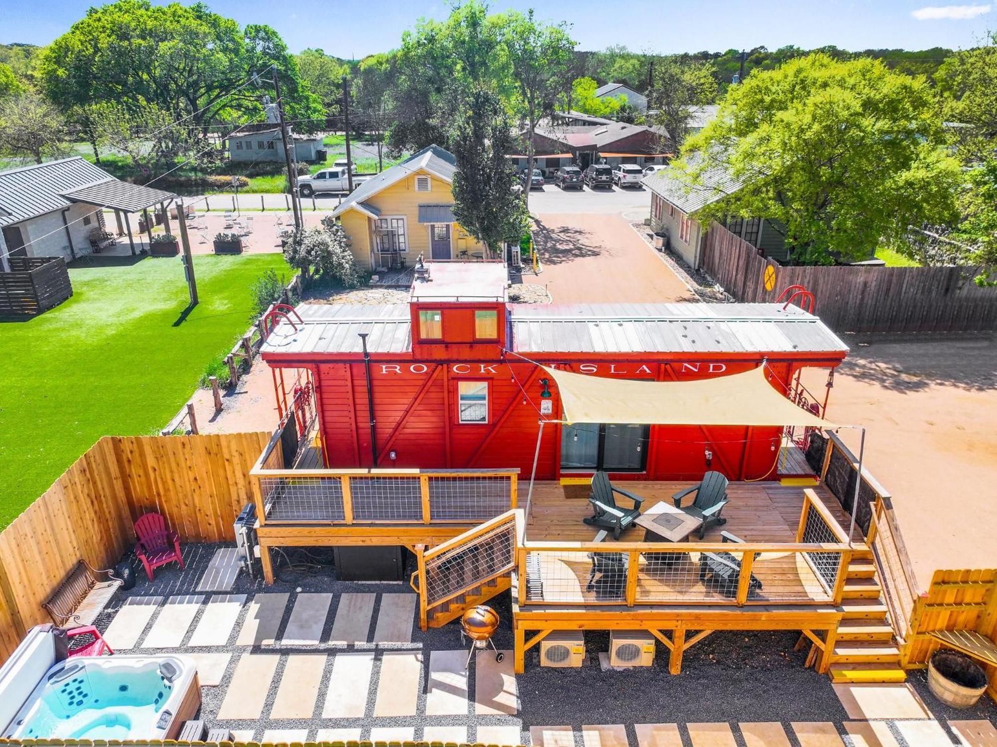 Caboose On The Square Villa Wimberley Exterior photo